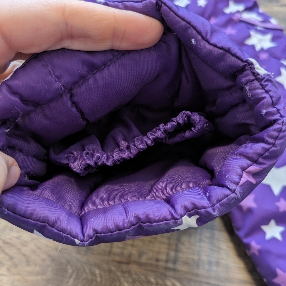 Osh kosh b'gosh kids winter snowsuit purple stars - Picture 2 of 7